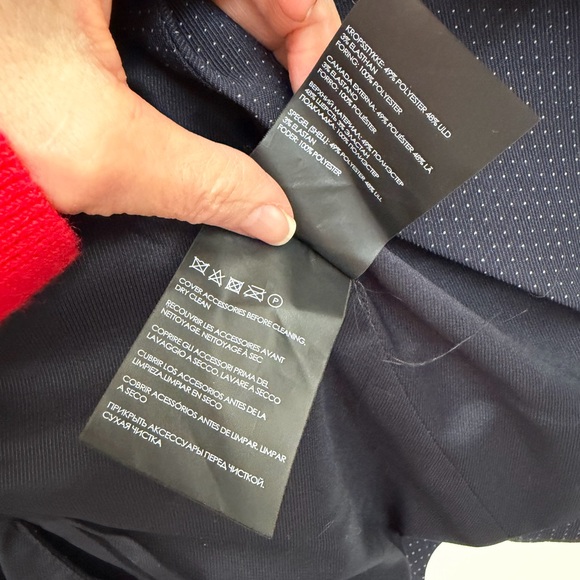 Club Monaco Deep Navy Polka Dot Blazer - Picture 13 of 14